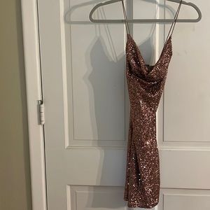 Windsor gold sequin dress